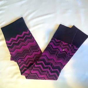 Vibrant Lululemon seamless leggings